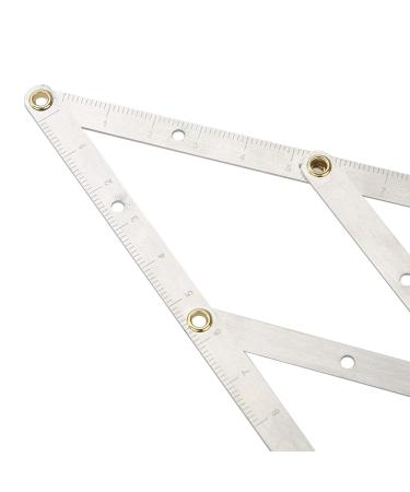 Stainless Steel Eyebrow Measurement Ruler | Flexible Reusable Microblading Template for Perfect DIY Eyebrow Positioning - Buy Online on GoSupps.com