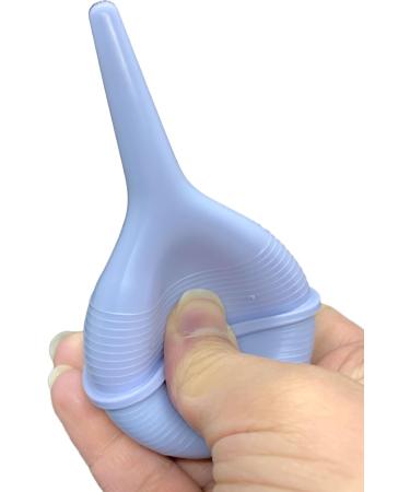Baby Nasal Aspirator & Ear Wax Bulb Syringe 2oz Blue - Pack of 3 | Comfort Soft - Buy Online on GoSupps.com
