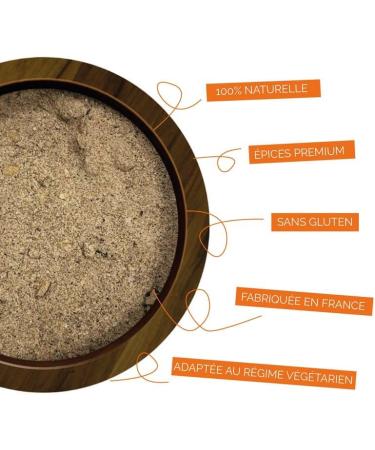 La Brigade des pices - Dehydrated sauce Porcini mushrooms - 600G - 100% Natural Vegetarian & Made in France - Buy Online on GoSupps.com