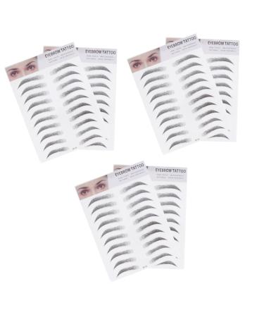 FOMIYES 6 Pcs 3d Eyebrow Stickers Beauty Tools Makeup Kit Eyebrow Transfers for Women Woman Shaper Bionic