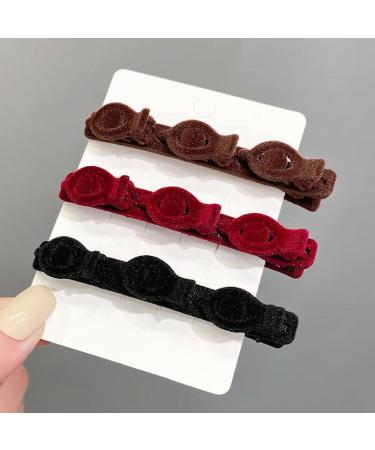 Kolarmo Retro Double-Layered Braided Hair Clips - 3 Pack Hollow Hair Bands for Women & Girls | International Shipping - Buy Online on GoSupps.com