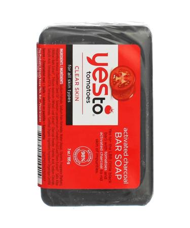 Yes to Tomatoes Clear Skin Activated Charcoal Bar Soap 7 oz - Pack of 2 - Buy Online on GoSupps.com