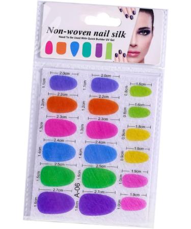 DOITOOL 3 Sets Non-woven Nail Silk Extension Manicure Tools Professional for Girlfriend Nail Polish Kit Nail Kit Nail Sticker Nail Extension Form Nail Extension Fiber Repair Suite - Buy Online on GoSupps.com