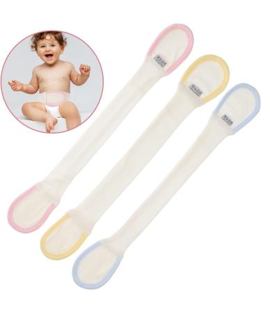 SOIMISS 3pcs Diaper Belt | Baby Cloth Diaper Fastener Set | Infant Belly Wrap Strap | Nappy Diaper Clamps | Abdominal Binder for Newborns | Cotton Soft Material - Buy Online on GoSupps.com