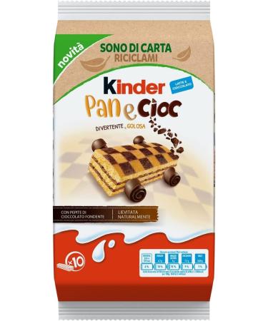 Pack of 6 Ferrero Panecioc Children's Cakes with Chocolate Biscuit Bars 290g
