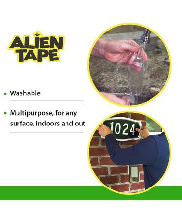 Alientape 4 Rolls Nano Double-Sided Tape  Multipurpose Removable Adhesive Transparent Grips - Washable Strong Sticky Heavy Duty for Carpet Photo Frame Poster Decor As Seen On TV - Buy Online on GoSupps.com