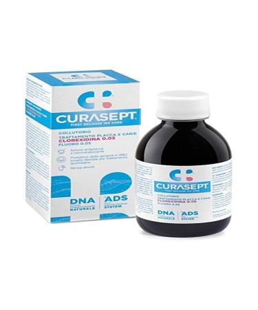 Curasept Mouthwash 0.05, 200 milliliters, sensitivity relief, alcohol-free