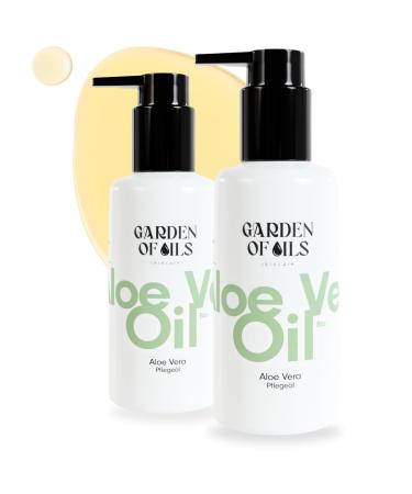 Organic Aloe Vera Oil - Garden of Oils - Made in Germany - Premium Body Oil - Ideal for Damaged and Dry Skin (30ml)