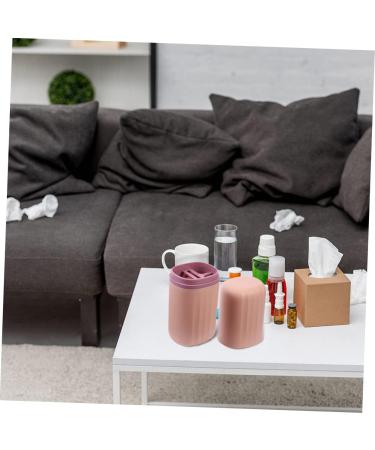 Minkissy 2pcs Travel Wash Cup & Toothbrush Mug - Bathroom Accessories & Toothbrush Case for International Shipping - Buy Online on GoSupps.com