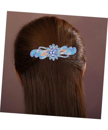 VALICLUD 1pc Rhinestone Hair Clips Hair Pin Hair Barrettes Rhinestone Bobby Pins Spring Hair Clips Flower Hair Clip Rhinestone Hair Barrette Women Hair Clips Spring Clip Miss The Flowers - Buy Online on GoSupps.com