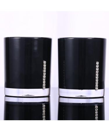 Buy Black 5-Piece Acrylic Bathroom Accessories Set | Stylish Bathing Mug & Toothbrush Holder | International Shipping Available - Buy Online on GoSupps.com
