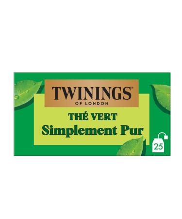 Twinings Twinings - Simply Pure Green Tea - 25 Bags - Delicate and Subtle - Enjoy Hot or Cold