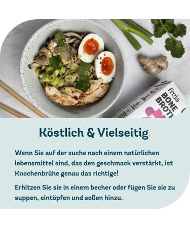 Free Range Chicken Bone Broth | Collagen & Protein | Low Carb Gluten Free | 3 x 500ml Pack | Clear Liquid Broth - Buy Online on GoSupps.com