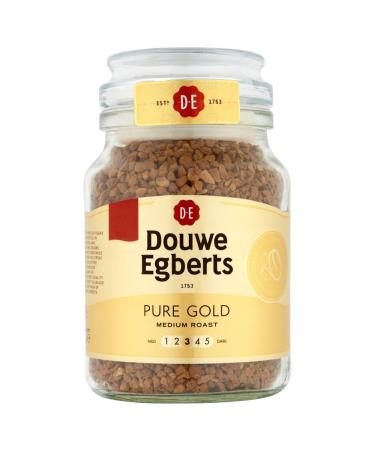 Douwe Egberts - Caf soluble Medium Roast Gold - torr faction moyenne - lot de 2 pots de 95 g