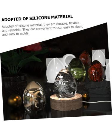 Alipis 3pcs Egg Night Light Mold Epoxy Silicone Molds Candle Silicone Mold Craft Making Mold Star Ball Soft - Buy Online on GoSupps.com