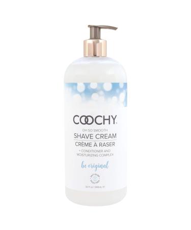 Coochy Water Based Shave Cream Skin Protection OH SO ORIGINAL (Safe for All Body Parts Including Face and Intimate Areas) - Size 32 Oz 32 Fl Oz (Pack of 1)
