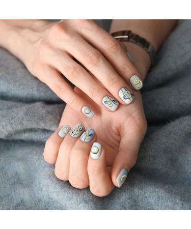 Gold Nail Art Studs: 1000 Round Metal Sequins Nail Charms for DIY Nail Art Decorations - Women & Girls - Buy Online on GoSupps.com