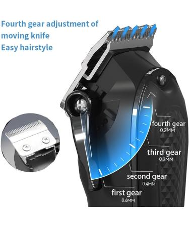 Kemei KM-1071 Electric Hair Clipper UBS Rechargeable Cordless Beard Trimmer Men Powerful Electric Hair Clipper Trimming Tool - Buy Online on GoSupps.com