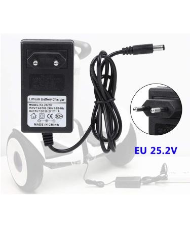 Universal 100-240V Massage Device Charger Adapter - Portable Plastic Massager Pistol Charger for Professional Salon Use (EU Standard 25.2V) - Buy Online on GoSupps.com