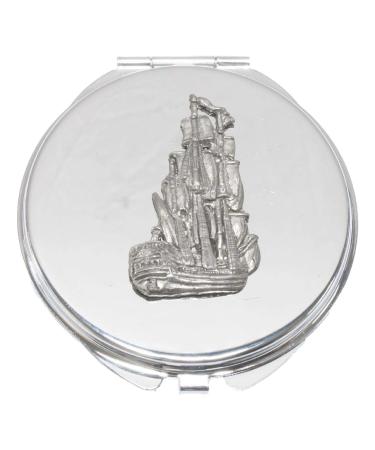 Galleon Compact Mirror Handbag Gift With Free Engraving 147