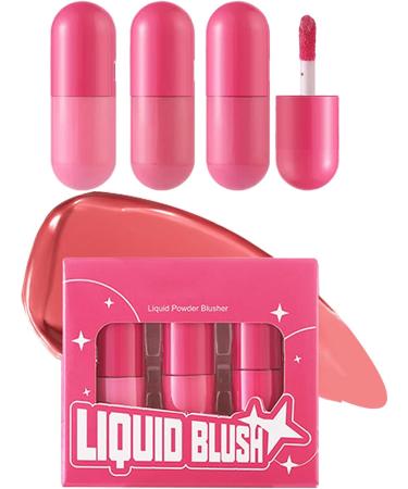 Makeup Liquid Blush long wearing blush liquid blusher rouge stick lightweight highlighter naturally sculpted look for beauty makeup - Buy Online on GoSupps.com