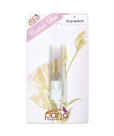 Pana Premium 3/32 Tapered Carbide Nail Bit for Electric Dremel Drill - Fine Gold | Nail Art Manicure Pedicure File Cuticle Cleaner - Buy Online on GoSupps.com