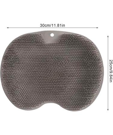 10-Piece Foot Scrubber Cleaner Massager - Silicone Shower Rigid Scrubber | Non-Slip Back Brush for Dead Skin Removal & Foot Care - Gray - Buy Online on GoSupps.com