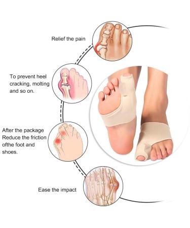 Bunion Corrector & Relief Kit - Treat Pain in Big Toe Joint, Hammer Toe, Hallux Valgus - Toe Separators, Straighteners, Splint - 1 Pair - Buy Online on GoSupps.com