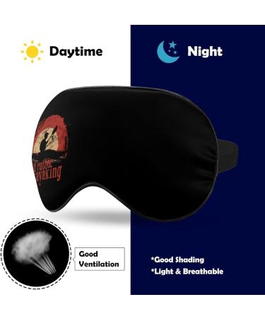 Buy I d Rather Be Kayaking Soft Sleep Mask | Adjustable Eye Cover for Men & Women - Blocks Light - Buy Online on GoSupps.com