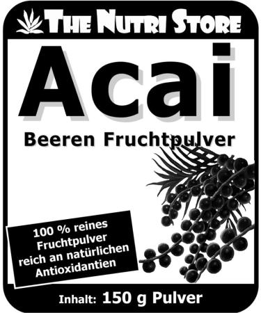 Acai Berry Fruit Powder 150g | 100% Pure & Rich in Antioxidants - Shop Internationally - Buy Online on GoSupps.com