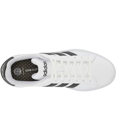 adidas Men's Grand Court 2.0 Tennis Shoe 9 - Ftwr White/Core Black - Buy Online on GoSupps.com