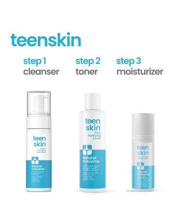 Teen Skin Gentle Moisturizer - Natural Outcome Daily Facial Moisturizer for Boys & Girls | Non-Toxic Soothing Acne Treatment | 50 ML - Buy Online on GoSupps.com