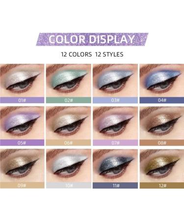  HIFFEY Pearlescent glitter eyeshadow long-lasting liquid coated eyeliner silky texture high shine easy to wear sparkling eye makeup (Color: 2) - Buy Online on GoSupps.com