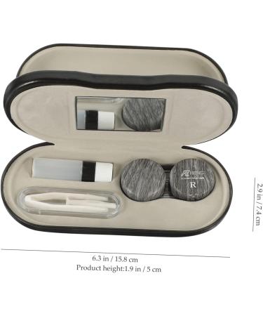 Solustrie 1 Set Dual-Use Glasses Case - Stylish & Functional | International Shipping Available - Buy Online on GoSupps.com