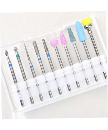 minkissy Nail Drill Bits for Acrylic Nails Ceramic Nail Drill Bit Diamond Cuticle Nail Bits Diamond Nail Drill Bit Manicure Drill Bits Nail Drill Kit Nail Grinding Head Alloy Suite medium Picture 1 - Buy Online on GoSupps.com