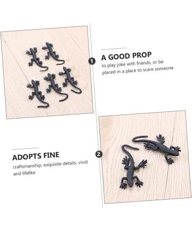 Whamvox 10-Pack Halloween Gecko Toys | Fun April Fools & Mini Decorations | Black 3.5x8cm Halloween Gifts - Buy Online on GoSupps.com