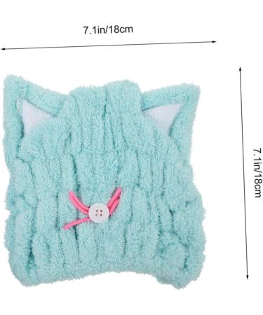 PLAFOPE 2pcs Dry Hair Cap Girl Bathing Hats Quick Drying Hair Hats Swim Caps Towel Hair Drying Caps Hair Bonnet Cartoon Design Hair Caps Headband Elasticity Coral Fleece Child - Buy Online on GoSupps.com