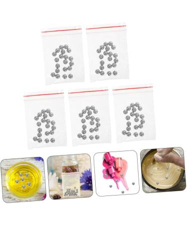 PLAFOPE 5 Nail Stirring Ball Stainless Steel Mixing Balls Painting Mixing Balls Mixing Ball for Paint Mixing Ball for Nail Polish Mixing Agitator Balls Nail Polish Mixing Balls - Buy Online on GoSupps.com