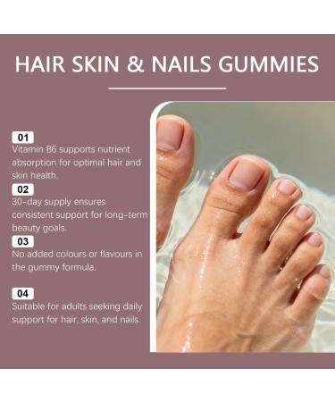 Cheveux peau et ongles Favorise la croissance des cheveux des ongles plus forts et une peau clatante v g talien pour femmes et hommes 60 pi ces 1PCS - Buy Online on GoSupps.com