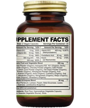 oppuland Vitamin B Complex-Vitamin B Supplement-Promotes Immune Health-60 Veggie Capsules - Buy Online on GoSupps.com