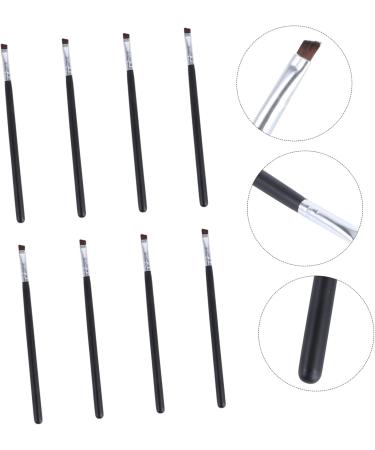 NOLITOY 12pcs Applicator Eyebrow Brush Mini Concealer Wooden Liner Premium Quality for Bridegroom 16.00X0.20X0.20CM Black - Buy Online on GoSupps.com