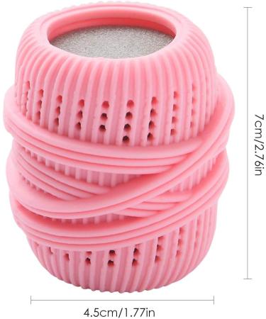 Laundry Ball Washer Balls Reusable Dryer Ball Laundry Scrubbing Balls Anti Winding Premium Soft Washer Ball Laundry Washing Balls Pink - Buy Online on GoSupps.com