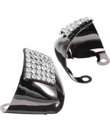 Sherchpry High Heels Toe Covers - 2 Pairs Leather Protectors for Weddings & Graduations | Pointed Tip Metal Sleeves & Boot Accessories - Buy Online on GoSupps.com