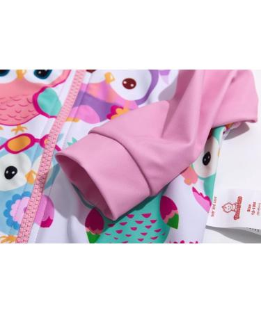 Bonverano Baby Girls Swimsuit | UPF 50+ Sun Protection | Owl Design | 2-3 Years - Buy Online on GoSupps.com