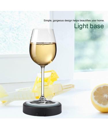 Lamp Base 3D Multicolor 4 LED Light Lamp Base Stand Holder LED Display Base Stand for Crystal Glass Art Decor - Buy Online on GoSupps.com