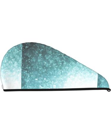 Abstract Bokeh Lights Microfiber Hair Towel - Soft Super Absorbent Coral Velvet Wrap for Long Curly & Thick Hair - Buy Online on GoSupps.com