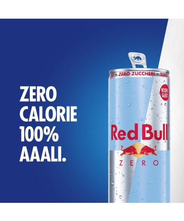  Red Bull Red Bull Energy Drink Zero Calorie 250 ml (24 cans) - Buy Online on GoSupps.com