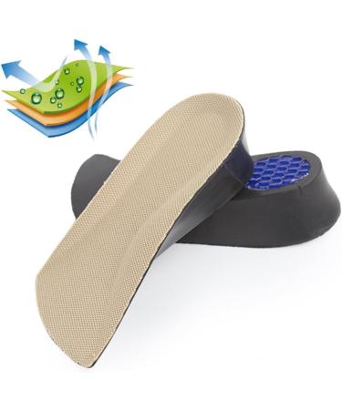 GLEAVI Height Increase Shoe Inserts - 3 Pairs Invisible Insole Pads for Men & Women - Heel Lift Inserts for Comfort & Style - Buy Online on GoSupps.com