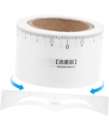 NOLITOY Brow Ruler Sticker 1 Roll Stickers Eyebrow Shaping Ruler Makeup Tools Measuring Eyebrow Shaper Suite Drawing Pen Meteor - Buy Online on GoSupps.com