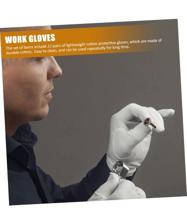 POPETPOP 36 Pairs Safty Gloves Cosmetic Moisturizing Gloves Industrial Gloves Handling Gloves Medical Exam Gloves Hand Protection Gloves Hand Care Gloves Work Spa Keep Warm White - Buy Online on GoSupps.com